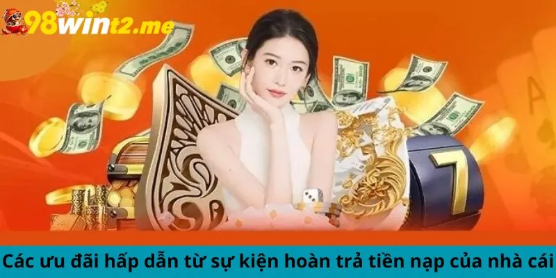 Các ưu đãi hấp dẫn từ sự kiện hoàn trả tiền nạp của nhà cái